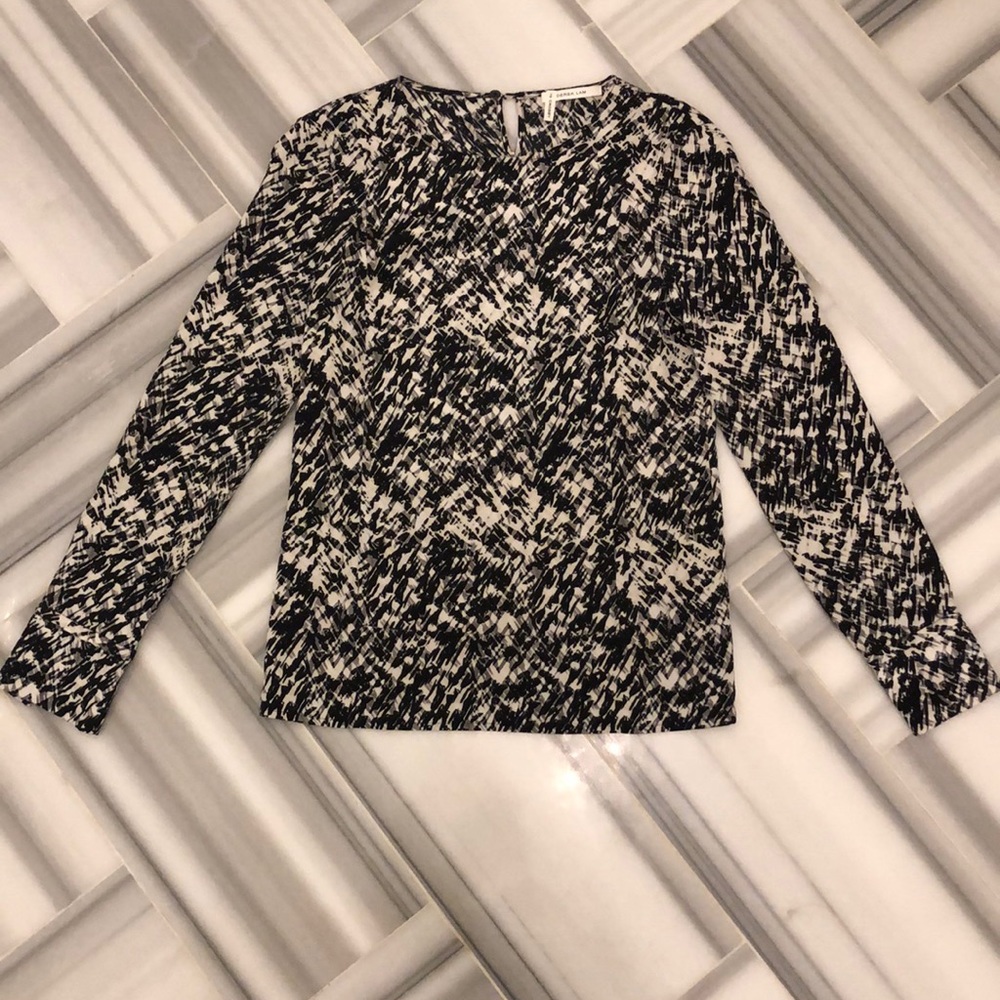 Derek Lam Print Silk Shirt